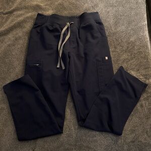 Figs Navy Straight Leg Pants